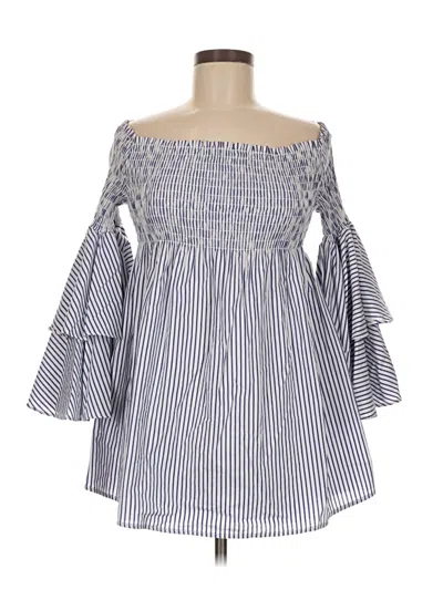 Pre-owned Luxe Casual Dress In Blue