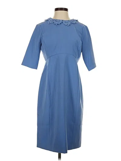 Pre-owned Luxe Casual Dress In Blue