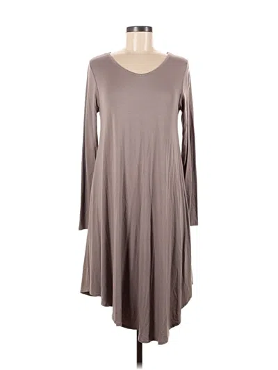 Pre-owned Luxe Casual Dress In Gray