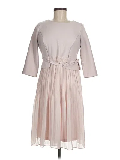 Pre-owned Luxe Casual Dress In Gray