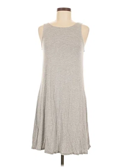 Pre-owned Luxe Casual Dress In Gray