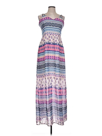 Pre-owned Luxe Casual Dress In Purple