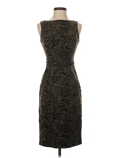 Pre-owned Luxe Cocktail Dress In Brown