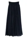 Luxe De Valentina Palma Maxi Skirt In Blue