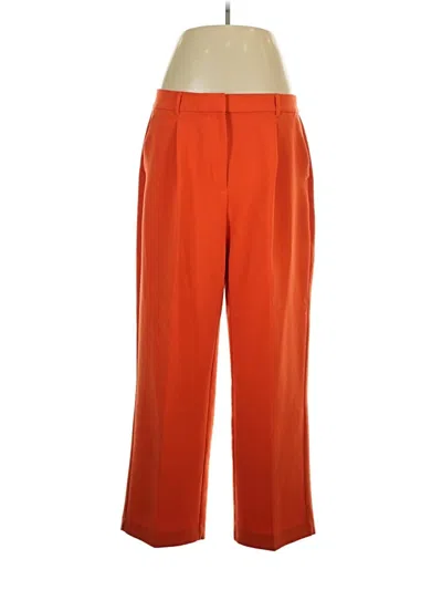 Pre-owned Luxe Dress Pants In Orange