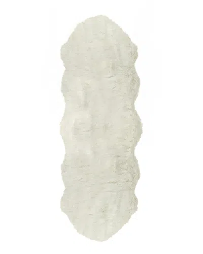 Luxe Faux Fur Gordon Machine Washable Double Faux Sheepskin Rug