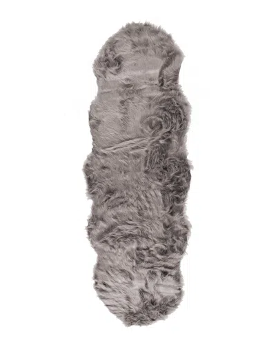 Luxe Faux Fur Gordon Machine Washable Double Faux Sheepskin Rug