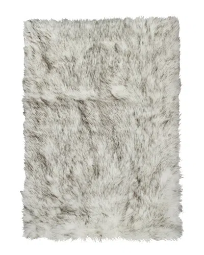 Luxe Faux Fur Hudson Machine Washable Faux Fur Rug
