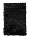 LUXE FAUX FUR LUXE FAUX FUR HUDSON MACHINE WASHABLE FAUX FUR RUG