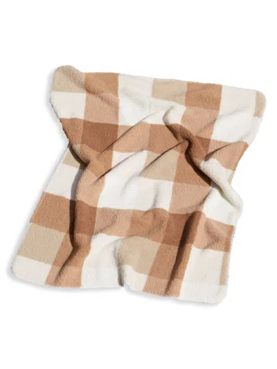 Luxe Faux Fur Luxe Faux Shearling Fleece Throw In Taupe