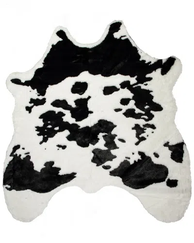 Luxe Faux Fur Luxe Machine Washable Faux Hide Rug