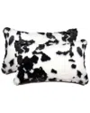 LUXE FAUX FUR LUXE FAUX FUR SET OF 2 BELTON PILLOWS