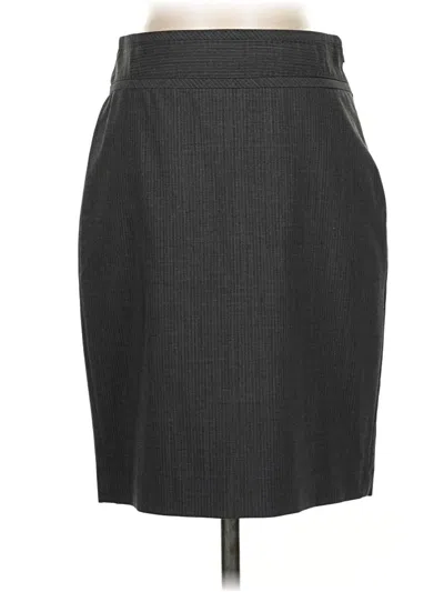Pre-owned Luxe Formal Skirt In Gray