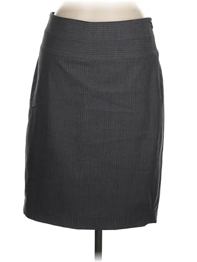 Pre-owned Luxe Formal Skirt In Gray