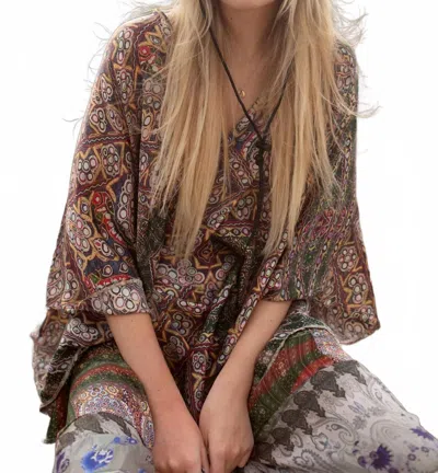 Luxe Isle Alhambra Kimono Dress In Multi