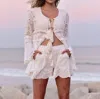 Luxe Isle Boho Babe Jacket In White
