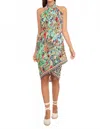 Luxe Isle Leopard Flowers Pareo In Multi