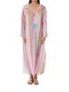 Luxe Isle Surfer Girl Beach Tunic In Pink