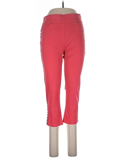 Pre-owned Luxe Jeggings In Red
