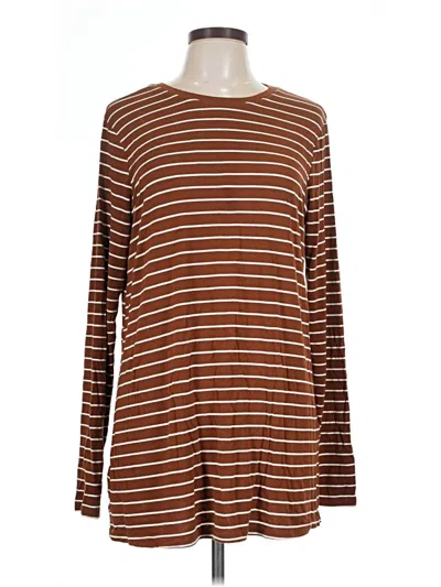 Pre-owned Luxe Long Sleeve T-shirt In Brown