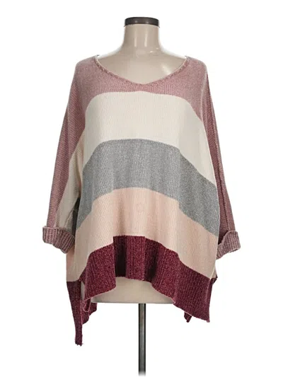 Pre-owned Luxe Poncho In Ivory