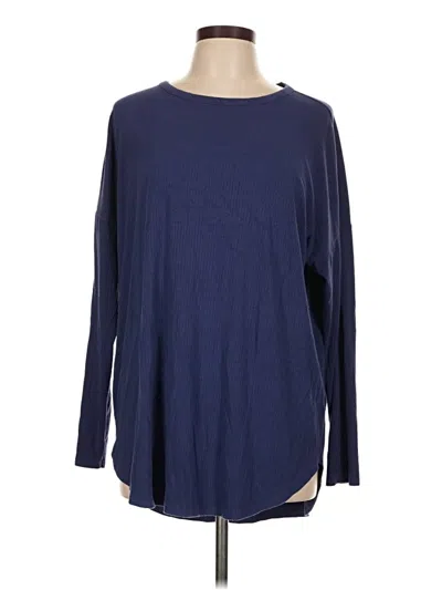 Pre-owned Luxe Pullover Sweater In Blue