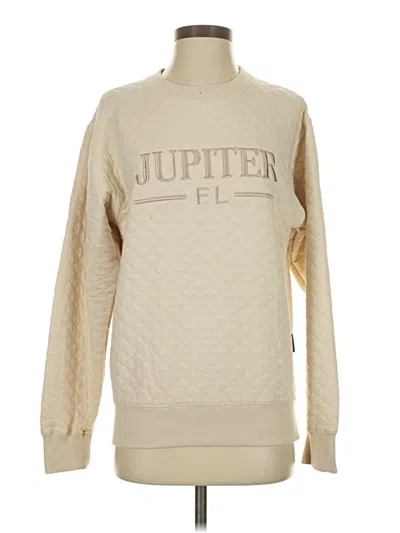 Pre-owned Luxe Pullover Sweater In Tan