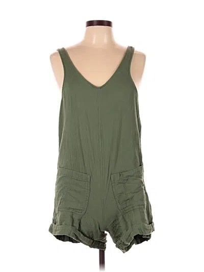 Pre-owned Luxe Romper In Green