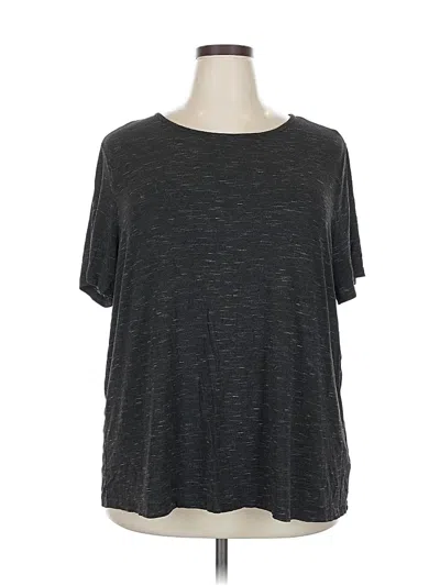 Pre-owned Luxe Short Sleeve T-shirt In Gray
