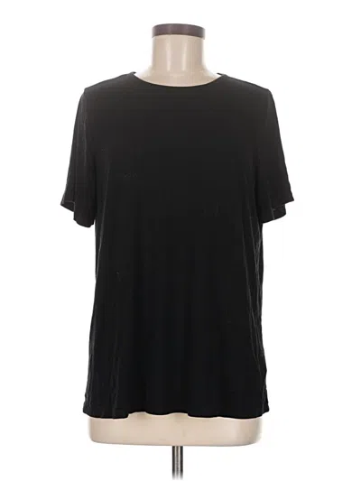 Pre-owned Luxe Short Sleeve T-shirt In Black