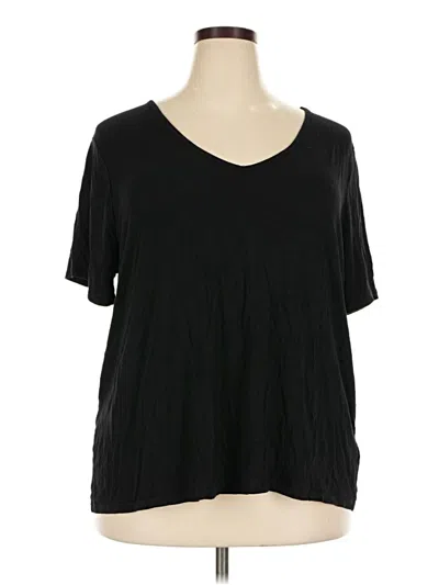 Pre-owned Luxe Short Sleeve T-shirt In Black