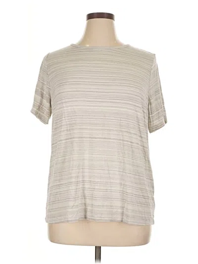 Pre-owned Luxe Short Sleeve T-shirt In Gray