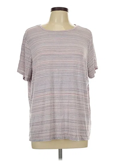 Pre-owned Luxe Short Sleeve T-shirt In Gray
