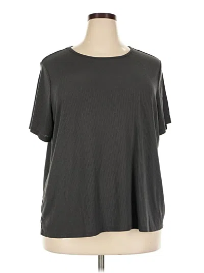 Pre-owned Luxe Short Sleeve T-shirt In Gray
