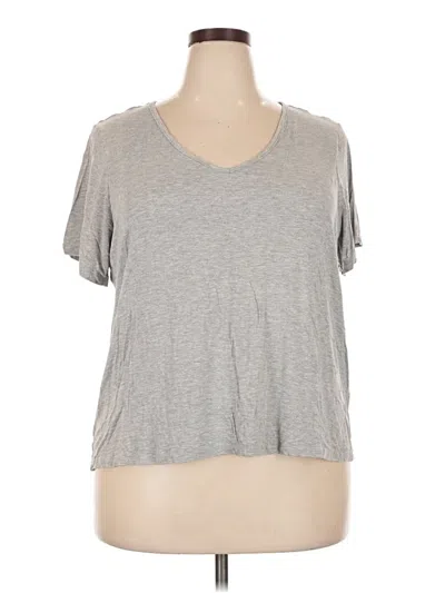 Pre-owned Luxe Short Sleeve T-shirt In Gray