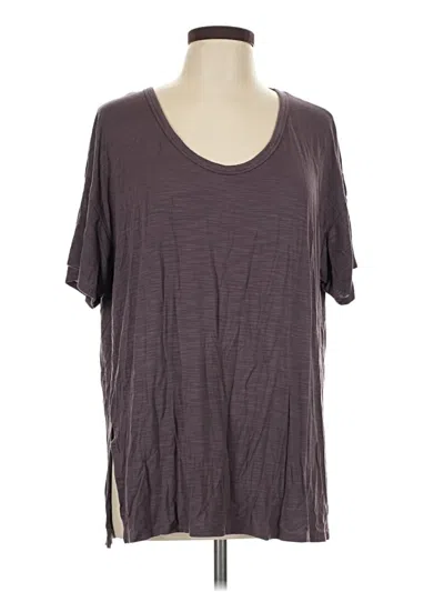 Pre-owned Luxe Short Sleeve T-shirt In Gray