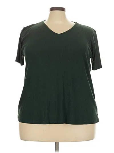 Pre-owned Luxe Short Sleeve T-shirt In Green