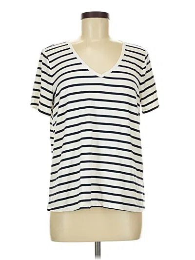 Pre-owned Luxe Short Sleeve T-shirt In Ivory