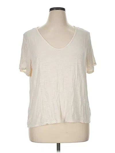 Pre-owned Luxe Short Sleeve T-shirt In Ivory