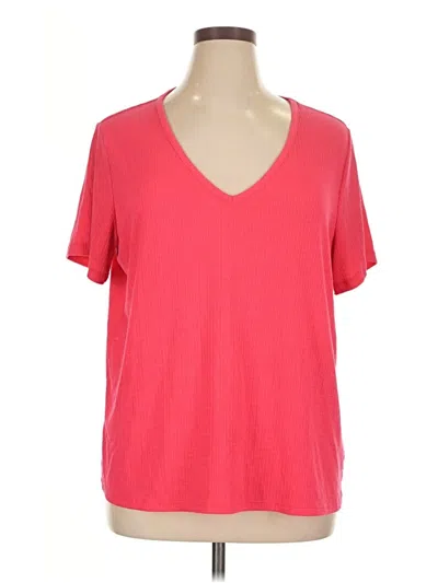 Pre-owned Luxe Short Sleeve T-shirt In Red