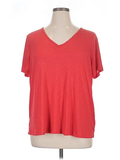 Pre-owned Luxe Short Sleeve T-shirt In Red