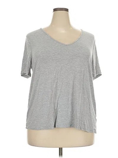 Pre-owned Luxe Short Sleeve T-shirt In Silver