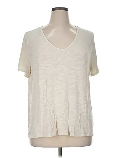 Pre-owned Luxe Short Sleeve T-shirt In White