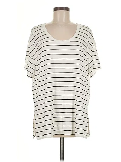 Pre-owned Luxe Short Sleeve T-shirt In White