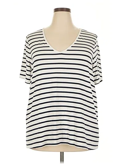 Pre-owned Luxe Short Sleeve T-shirt In White