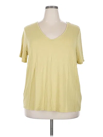 Pre-owned Luxe Short Sleeve T-shirt In Yellow