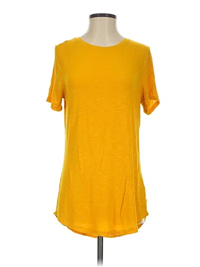 Pre-owned Luxe Short Sleeve T-shirt In Yellow