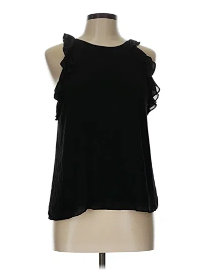 Pre-owned Luxe Sleeveless Blouse In Black