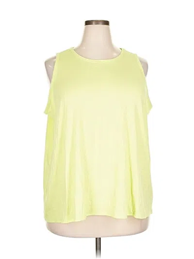Pre-owned Luxe Sleeveless T-shirt In Yellow
