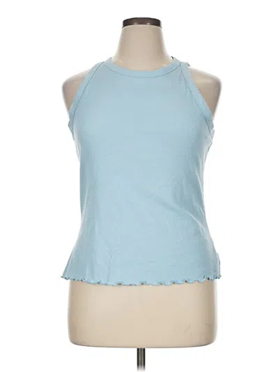 Pre-owned Luxe Sleeveless T-shirt In Blue